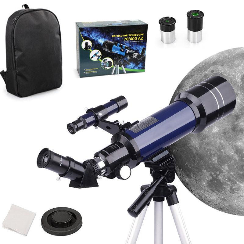 Beginner Telescope for Kids 70mm Aperture with Tripod & Carry Backpack