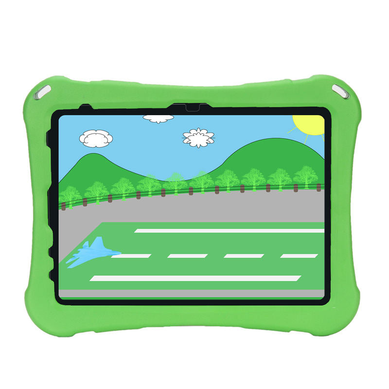Shockproof Case with Plane Stand and Pencil Holder for iPad 10th 10.9 inch 2022-Green