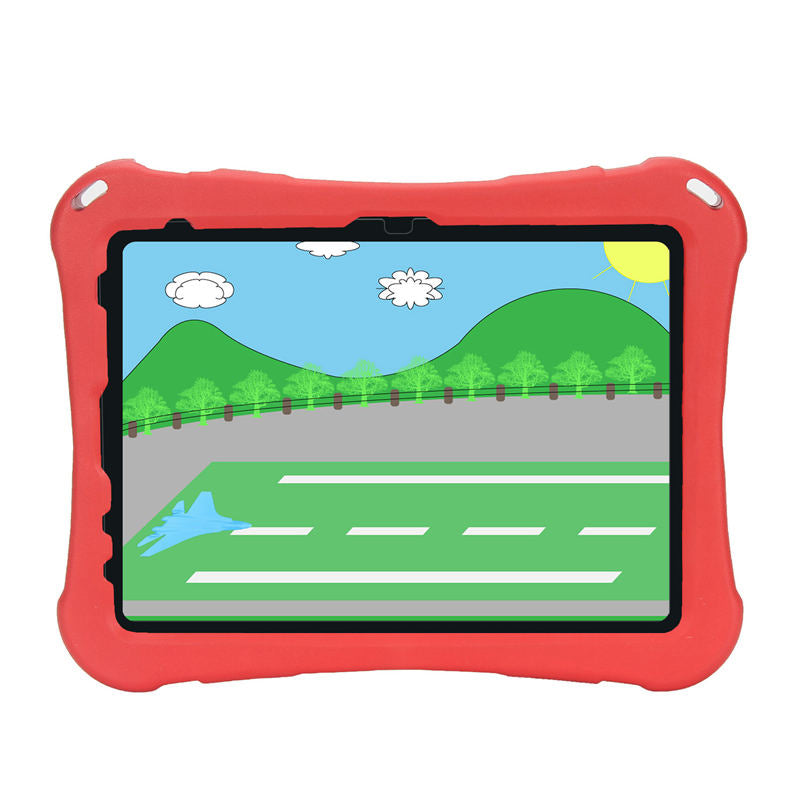 Shockproof Case with Plane Stand and Pencil Holder for iPad 10th 10.9 inch 2022-Red