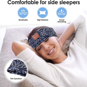 Sleep Headphones Wireless Bluetooth Headband Built in Speakers for Side Sleepers