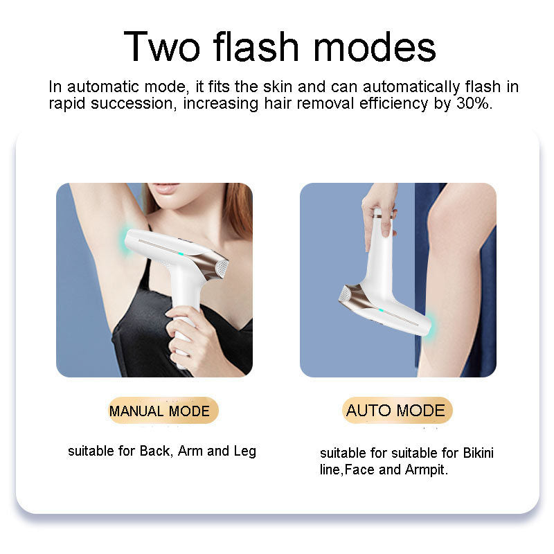 Permanent IPL Laser Hair Removal Device with LCD for Whole Body Use