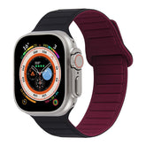 Silicone Magnetic Watch Bands Adjustable Loop Strap for Apple Watch-4