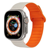 Silicone Magnetic Watch Bands Adjustable Loop Strap for Apple Watch-12