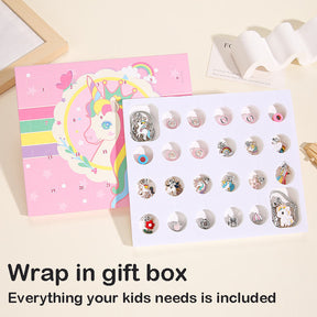 Unicorn Bracelet Making Kit Includes 24 Charms and 2 Chains for Girls