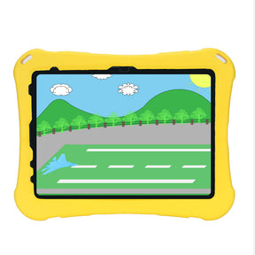 Shockproof Case with Plane Stand and Pencil Holder for iPad 10th 10.9 inch 2022-Yellow