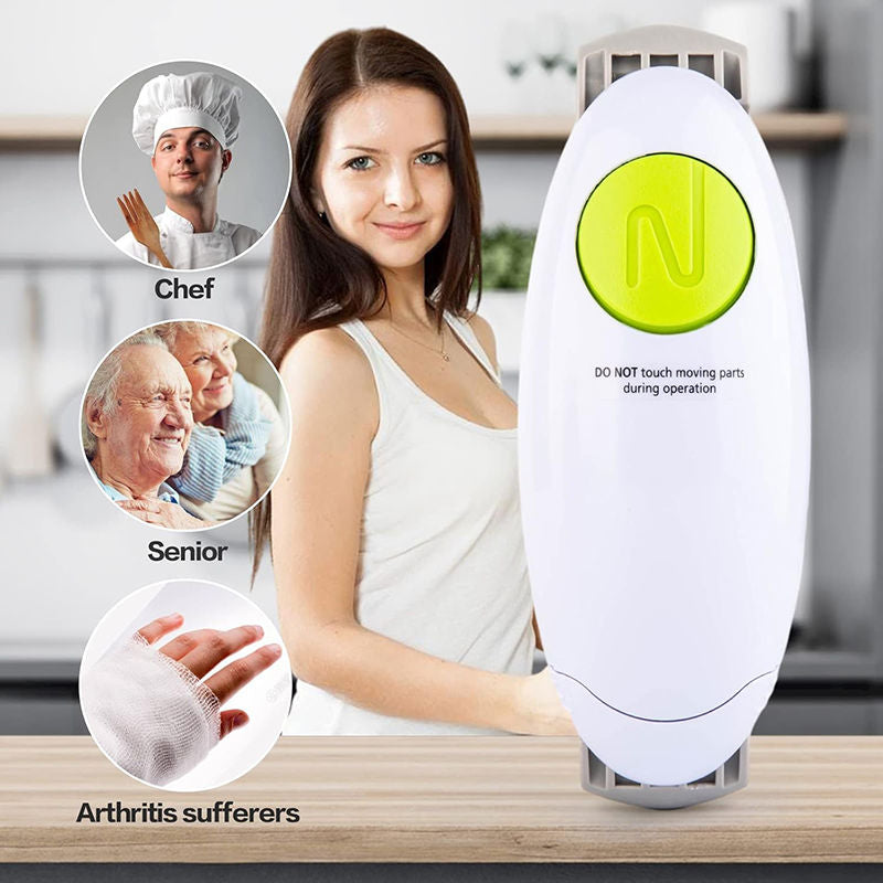 Electric Jar Opener Fits Almost Size Lids for Women and Seniors