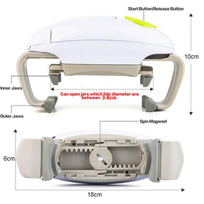Electric Jar Opener Fits Almost Size Lids for Women and Seniors