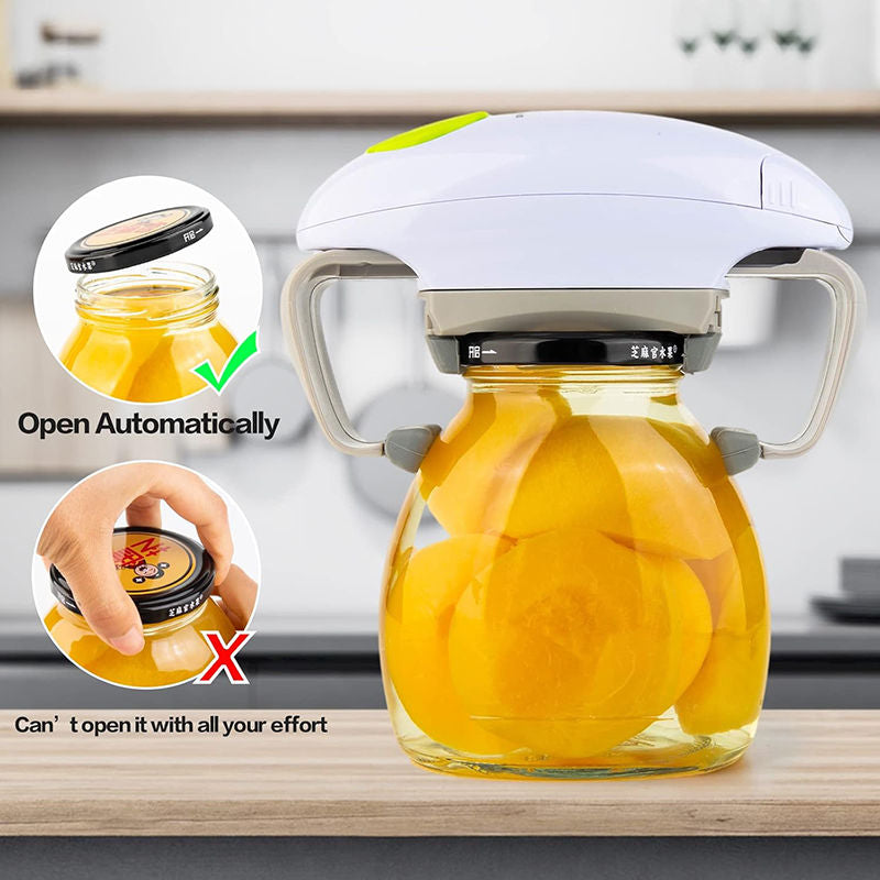 Electric Jar Opener Fits Almost Size Lids for Women and Seniors