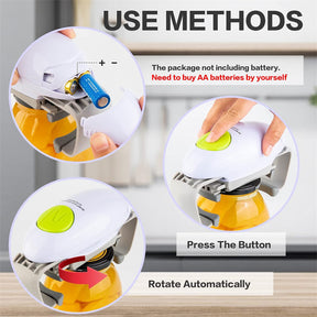 Electric Jar Opener Fits Almost Size Lids for Women and Seniors