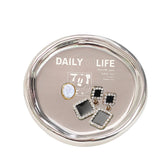 Ceramic Jewelry Tray for Ring Key Trinket Round Shape Small Plate-Mouse