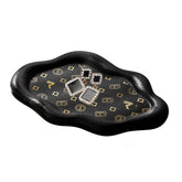 Ceramic Jewelry Tray for Ring Key Trinket Cloud Shape Small Plate-A