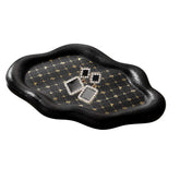 Ceramic Jewelry Tray for Ring Key Trinket Cloud Shape Small Plate-B