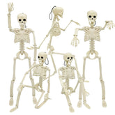 5 Pcs Skeleton Decorations 40cm with Movable Joints for Halloween