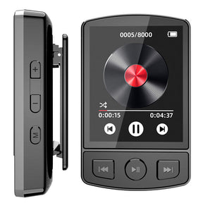 MP3 Player with Sports Clip Mini HiFi-Music Player FM Radio for Sports Running Walking