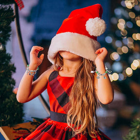 Christmas Advent Calendar Bracelets DIY Making Kit for Kids Adults-B