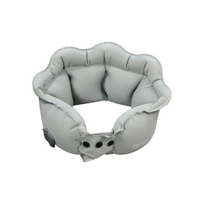 Inflatable Travel Pillow Inflate in 2 Seconds  Neck Pillow for Airplanes Trains Cars Offices RH40-Grey