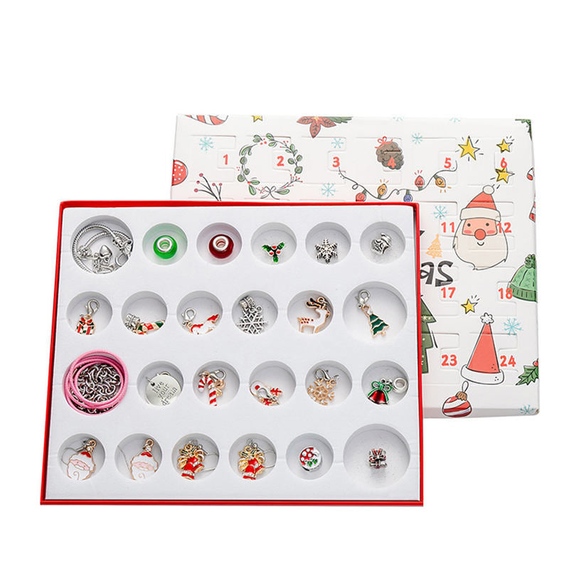 24 Pcs Jewelry Making Kit for Christmas Includes Bracelet Necklace