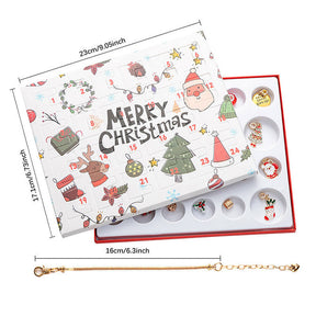 Bracelets Making Kit Christmas Countdown Calendars Includes 22 Charms