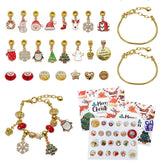 DIY Bracelets Kit for Christmas Includes 2 Bracelets and 22 Charms