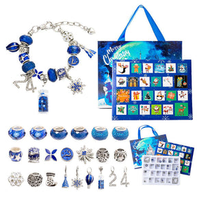 Christmas DIY Bracelet Kit with 2 Chains Ideal Xmas Gifts for Girls-A