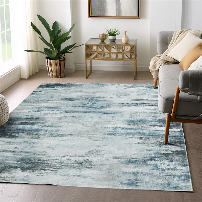 Area Rugs for Living Room Bedroom Non-Slip Machine Washable Large Rugs Foldable Rug for Home Decor-160x200cm