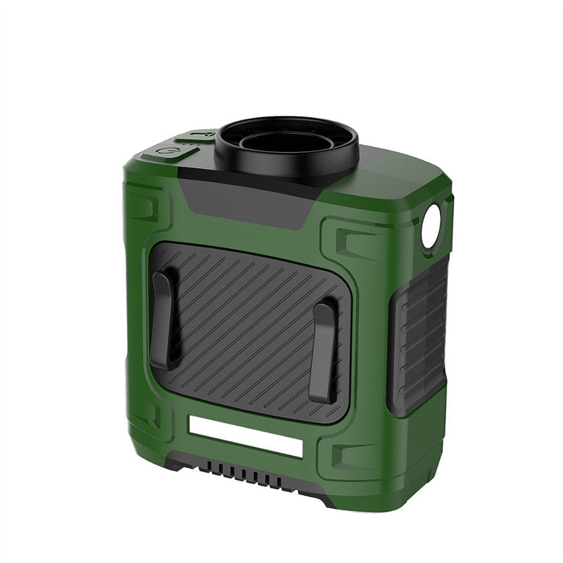 Portable Waist Fan 10000mAh Rechargeable Personal Fans  Flashlight Waist Clip Fan for Gardening Worksite Outdoor-Green