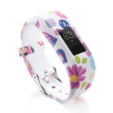 Compatible With Garmin Vivofit JR /Vivofit 3 Soft Silicone Colorful ReplacementWristbands-Color10