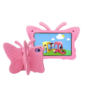 iPad Case For iPad Mini 6 Cartoon 3D Butterfly EVA Proof Shockproof Case with Bracket-PInk