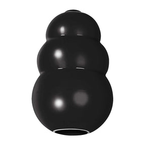 Classic Dog Gourd Toy Extreme Rubber Chew Chase and Fetch Fun-Black