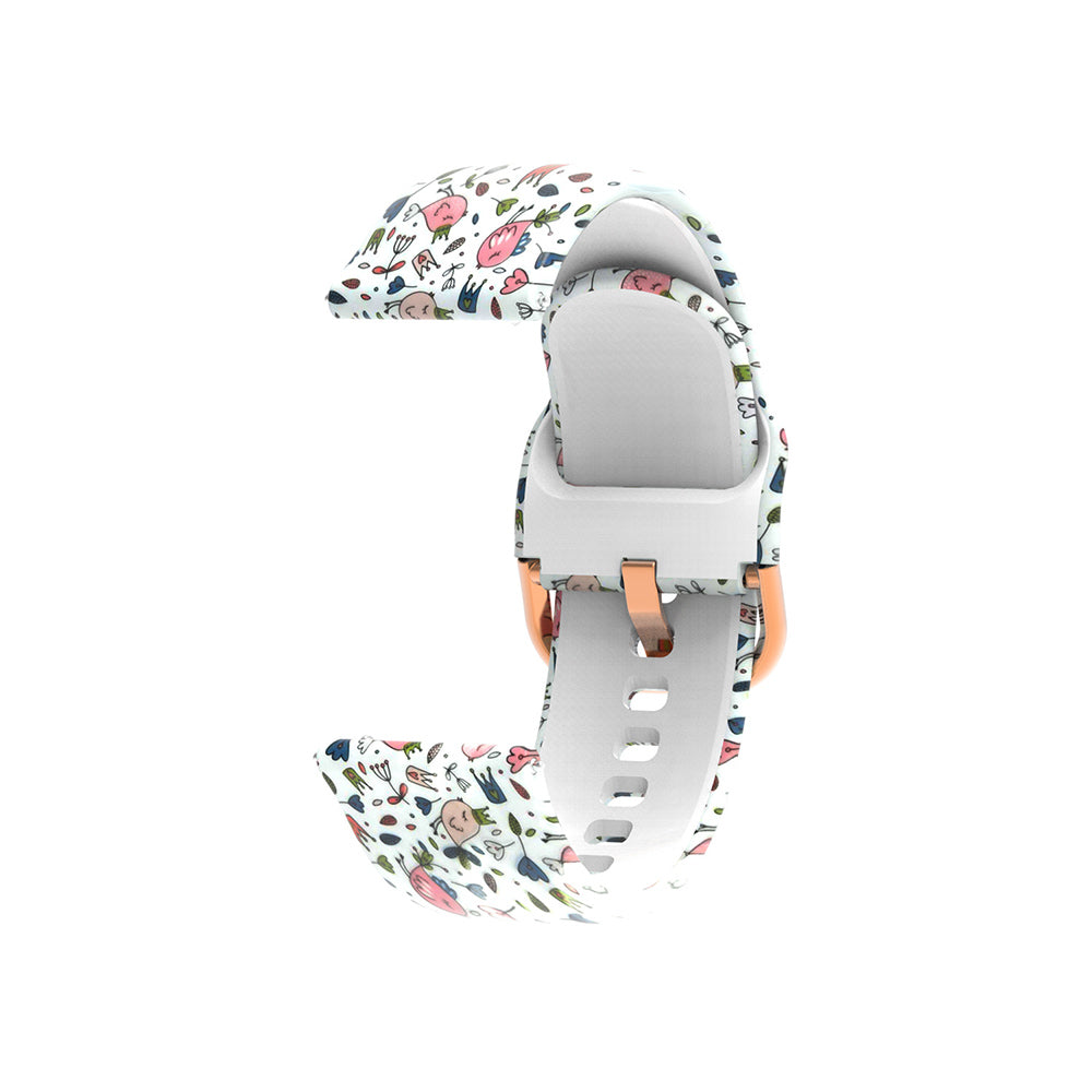 Silicone Printed Pattern Sports Bands For Samsung Gear S2 Classic Samsung Galaxy Watch 42mm(Printed14)