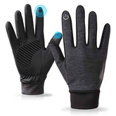 Winter Gloves Men Women Touchscreen Running Gloves Cold Weather Work Gloves -Gray