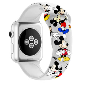 Soft Silicone Cartoon Mickey Mouse Bands for Apple Watch Series SE/6/5/4/3/2/1-C11