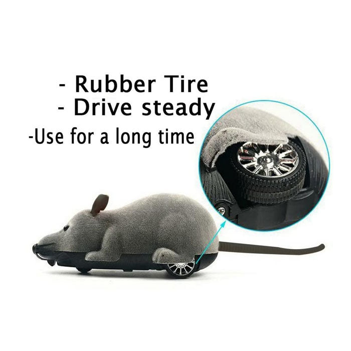 New Remote Control Toy for Cats Funny Chasing Electric Simulation Animal Toys-DarkGray