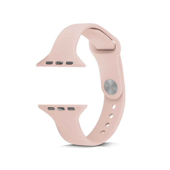 XMY Soft Silicone Watch Band For Apple iWatch Series-Light Pink