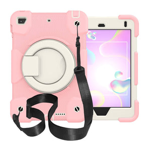 iPad Case For iPad Mini 4/5 with 360¡ãSwivel Stand-Cherry Blossom Powder