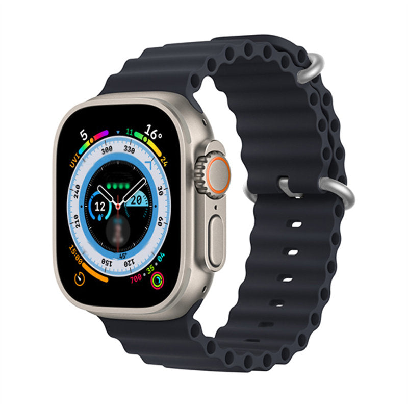 Sport Ocean Bands Compatible with Apple Watch 8 Ultra-Midnight