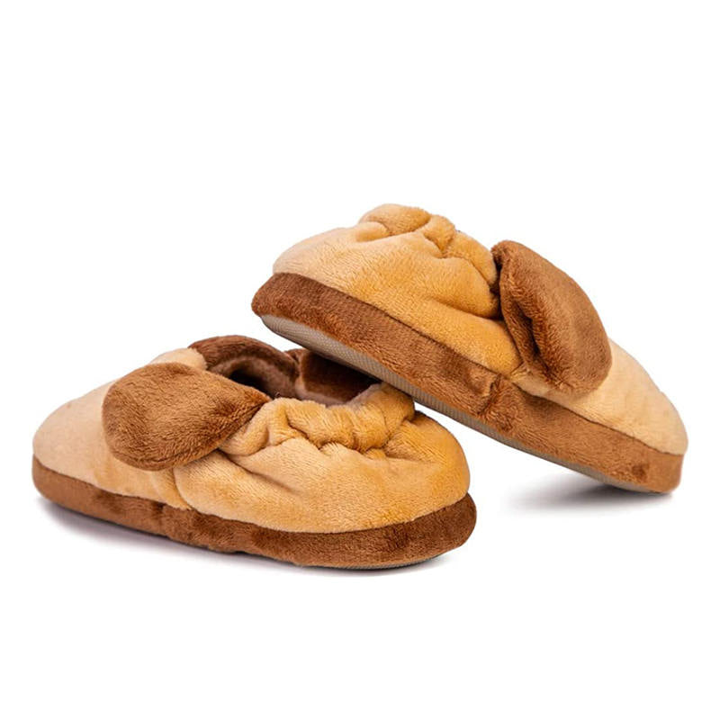 Boys Girls Slippers Cartoon Cute Animals Plush Warm Home Shoes