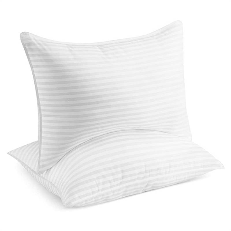Bed Pillows for Sleeping Set of 2 - Soft Allergy Friendly Cooling Luxury Gel Pillow for Back Stomach or Side Sleepers