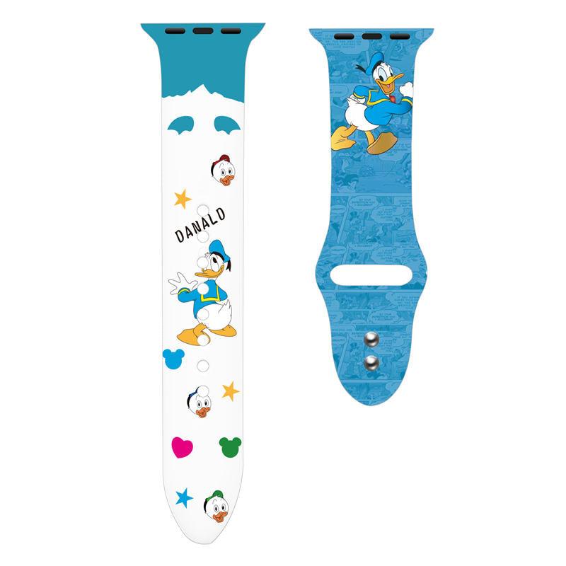 Soft Silicone Cartoon Donald Duck Bands for Apple Watch Series SE/6/5/4/3/2/1-C19