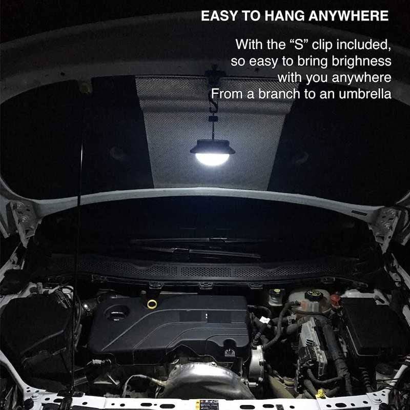 LED Portable Camping Tent Light Super Bright with 3 Light Modes with Carabiner