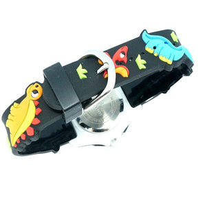 Kids Watch 3D Cute Dinosaur Waterproof Watches-Black