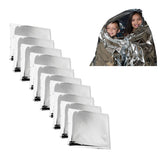 10-Pack Emergency Thermal Blankets For Outdoors