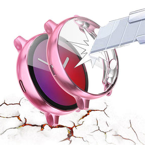 Full Coverage TPU Screen Protective Cover For Samsung Galaxy Watch Active 2 40 44mm-Pink