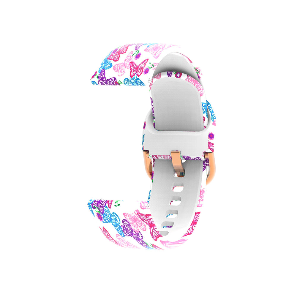 Silicone Printed Pattern Sports Bands For Samsung Gear S2 Classic Samsung Galaxy Watch 42mm(Printed8)