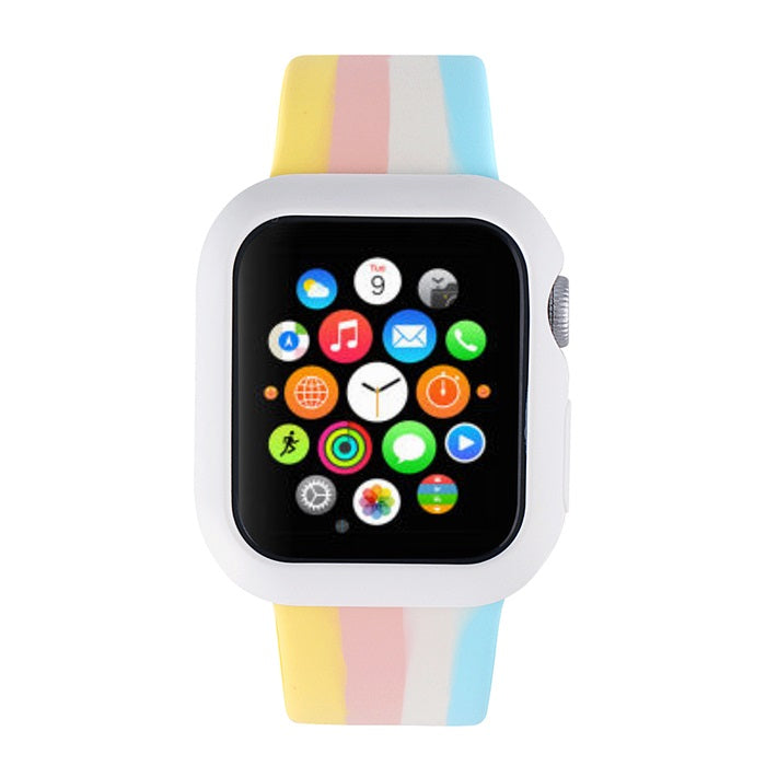 Colorful Silicone Sport Watch Band For Apple iWatch Series-01