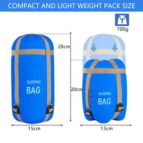 Ultra-Light Warm Sleeping Bag for Outdoor Camping-Blue