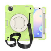 iPad Case For iPad Air 5 with 360¡ãSwivel Stand-Matcha Green