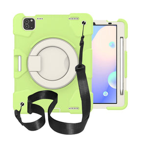 iPad Case For iPad Air 5 with 360¡ãSwivel Stand-Matcha Green