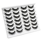 3D Multi-Layer False Eyelashes 14 Pairs Fluffy Cat Eye Lashes-E02