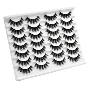 3D Multi-Layer False Eyelashes 14 Pairs Fluffy Cat Eye Lashes-E02